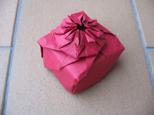 Masu Box Lid with Octogonal decoration