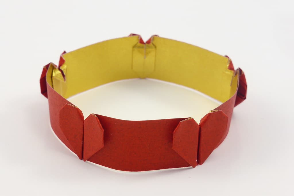 Origami Heart Bracelet