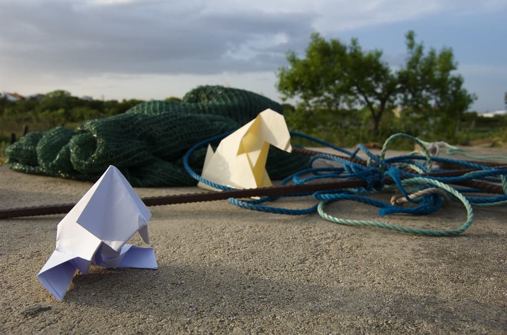 Traditional Origami Dog (Sitting)