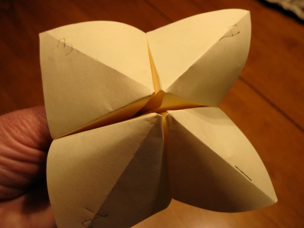 Paper Fortune Teller (Cootie Catcher)