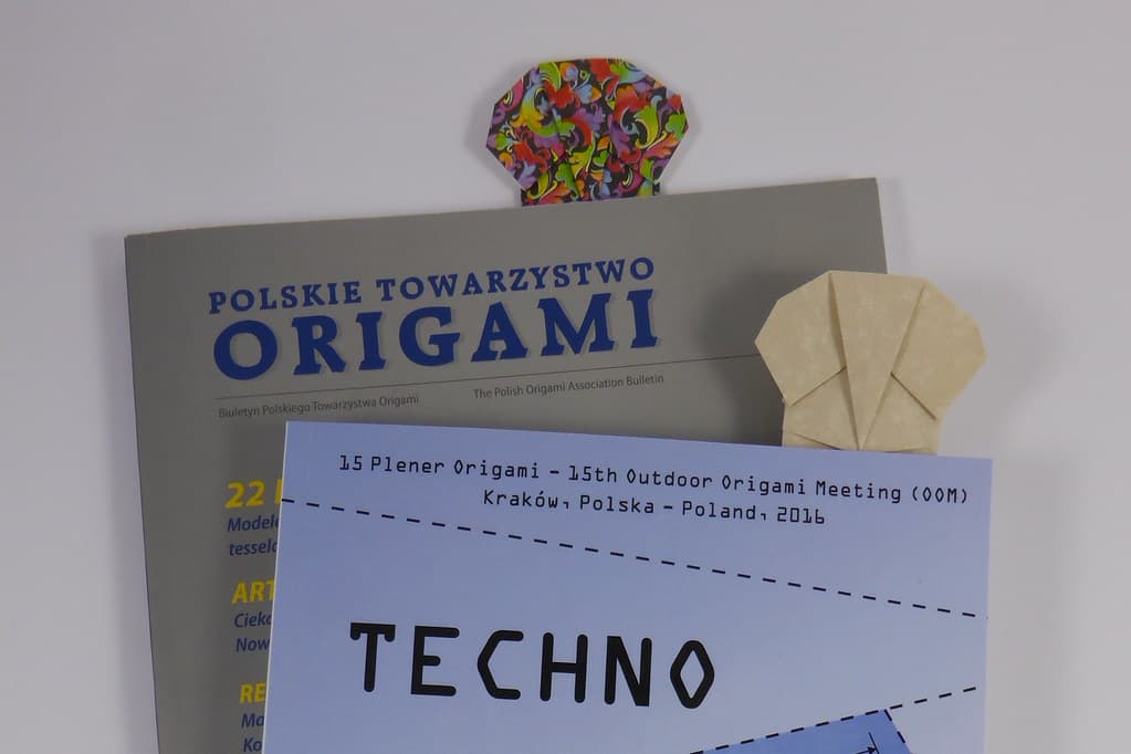 Origami Elephant Bookmark