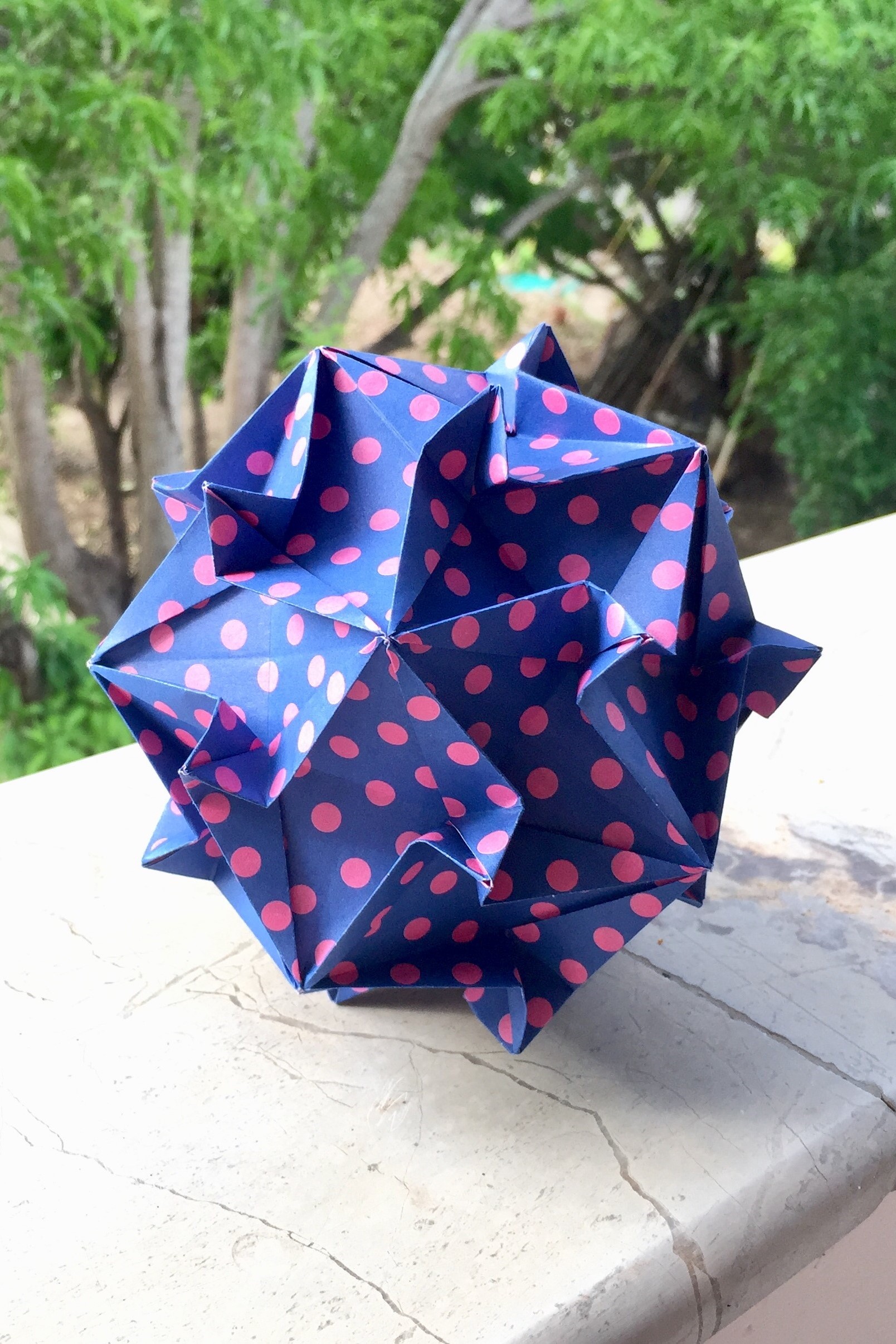 Drape Kusudama (Tomoko Fuse)