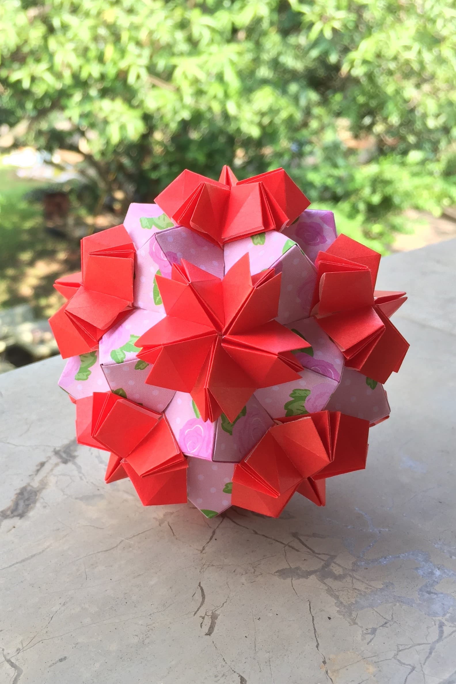 Strawberry Kusudama