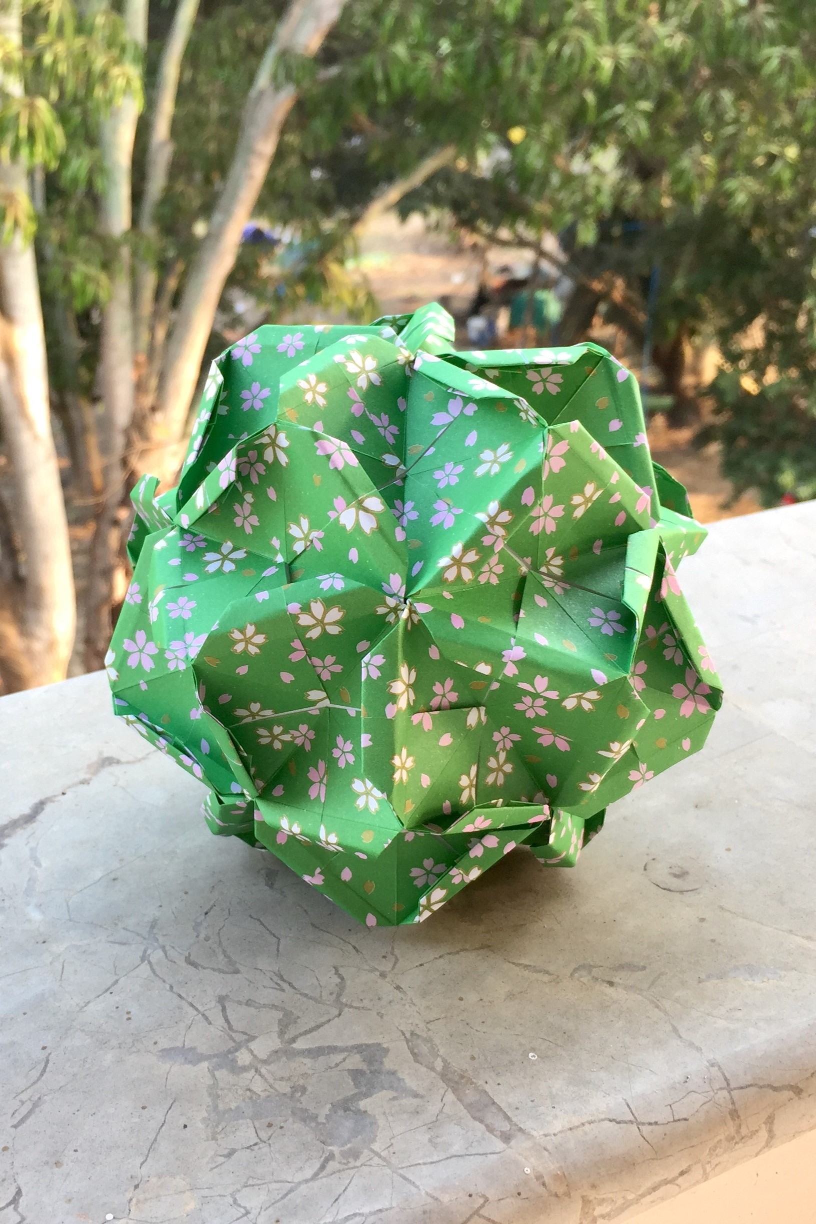 Sakura Pattern Kusudama