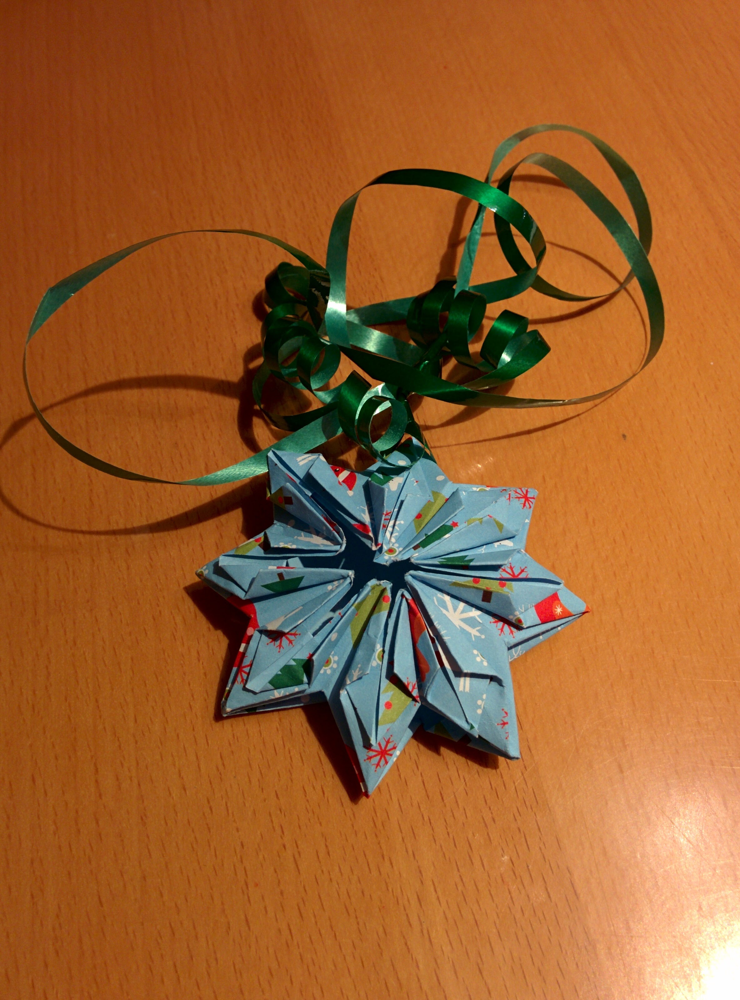 Modular Origami Christmas Star