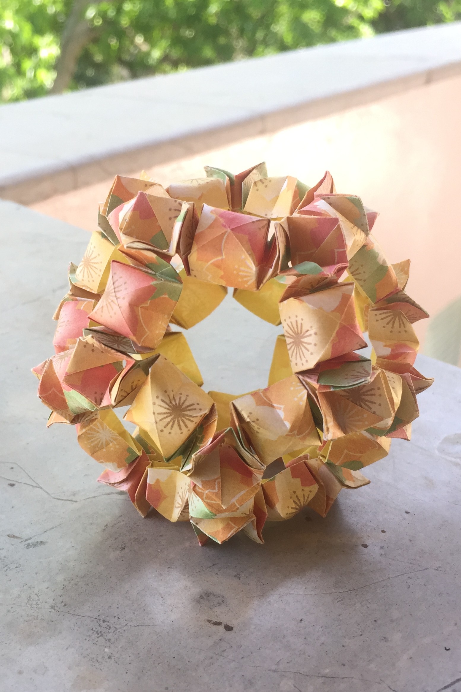 Plum Kusudama