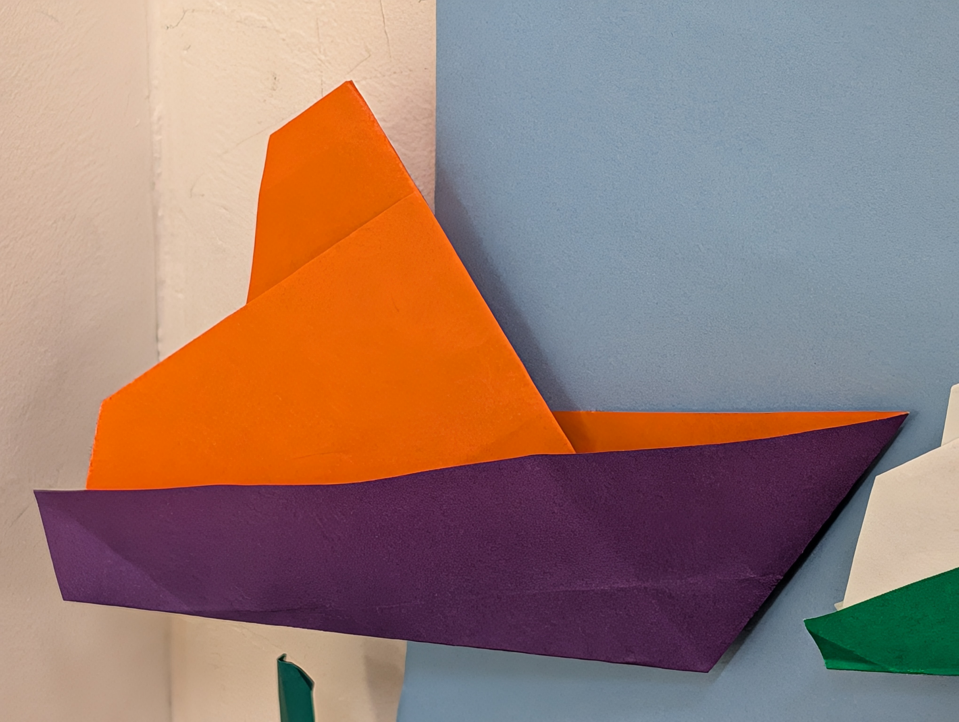 Two-Sheet Traditional Paper Boat with Sail