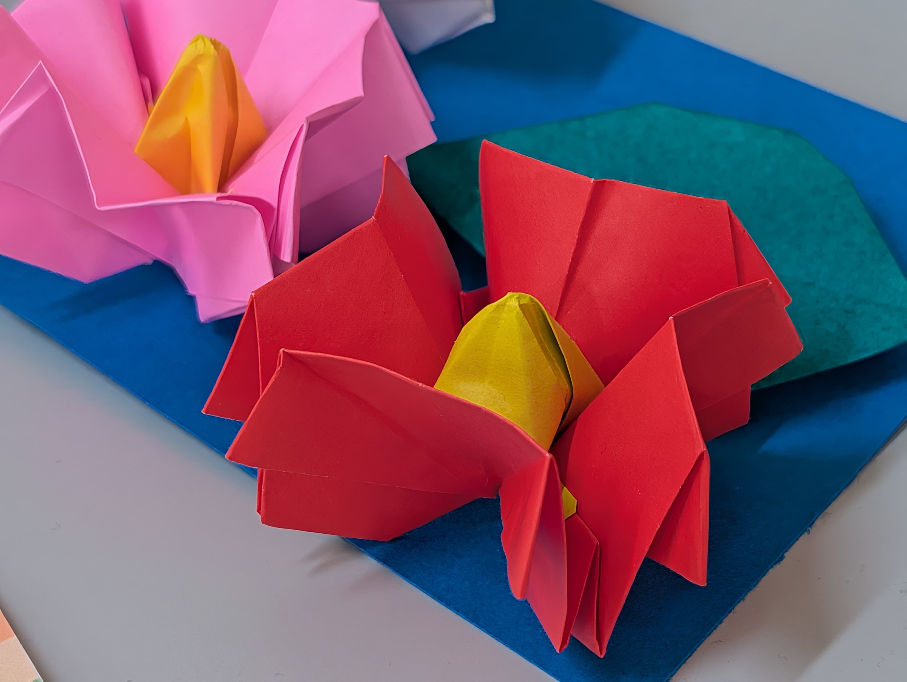 Layered Origami Lotus Flower