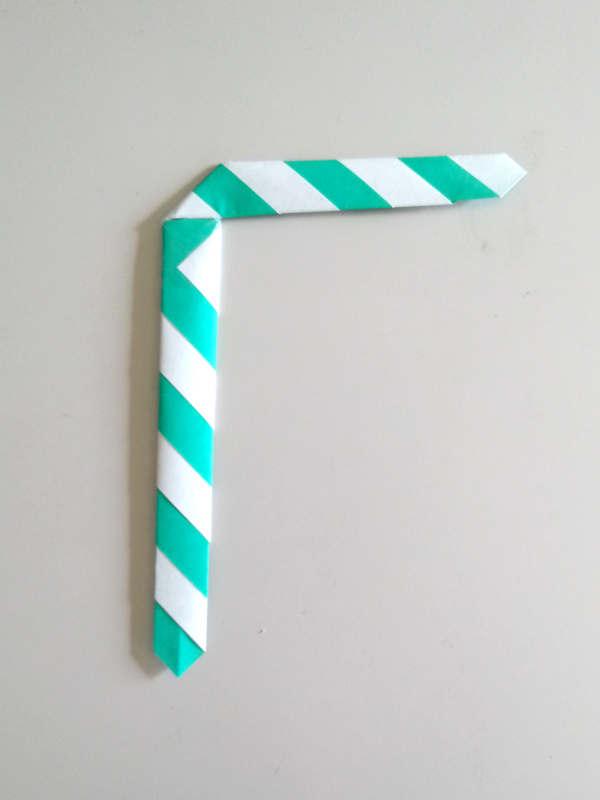 Origami Candy Cane