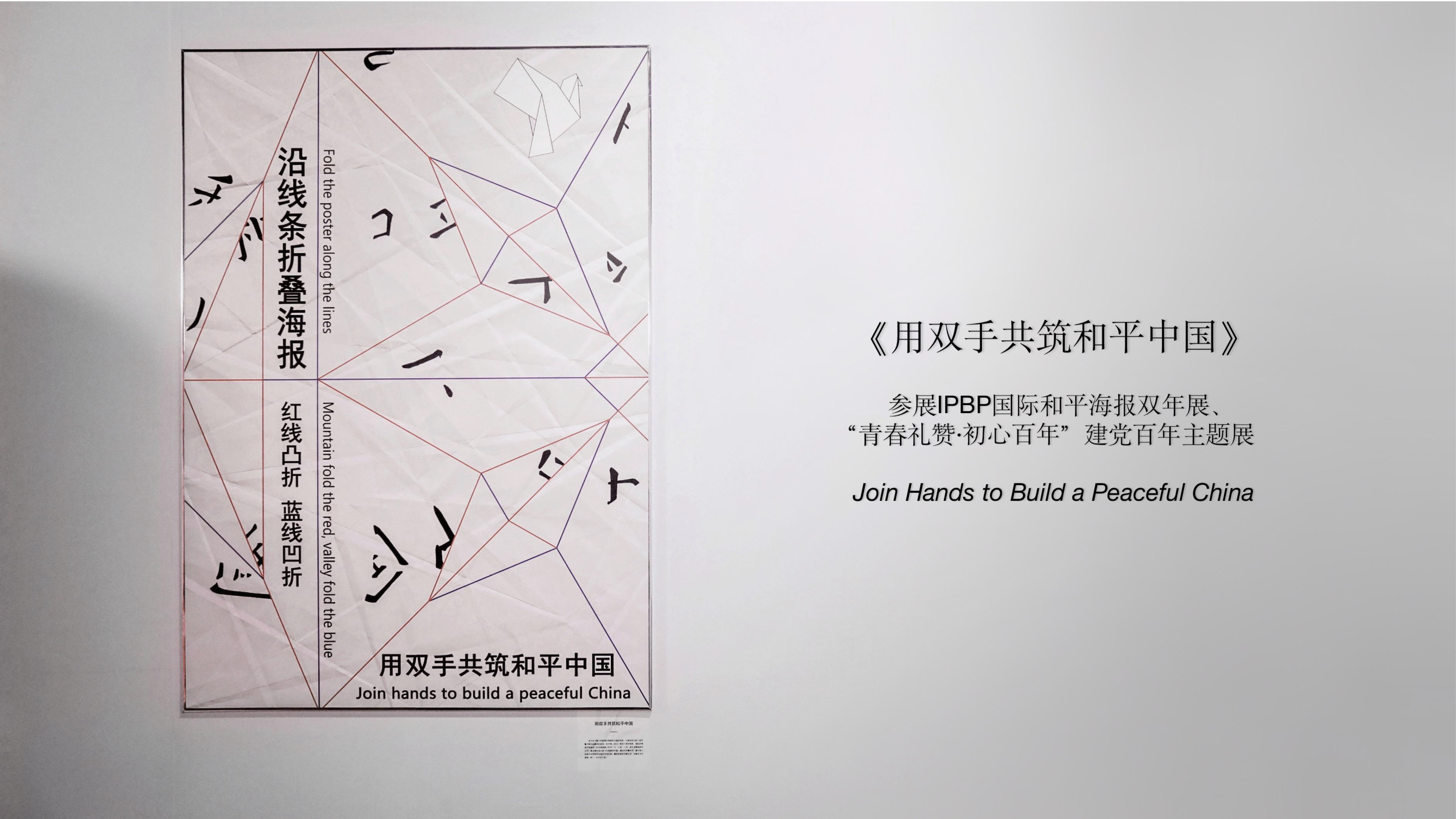 Peace Crane Folding Poster