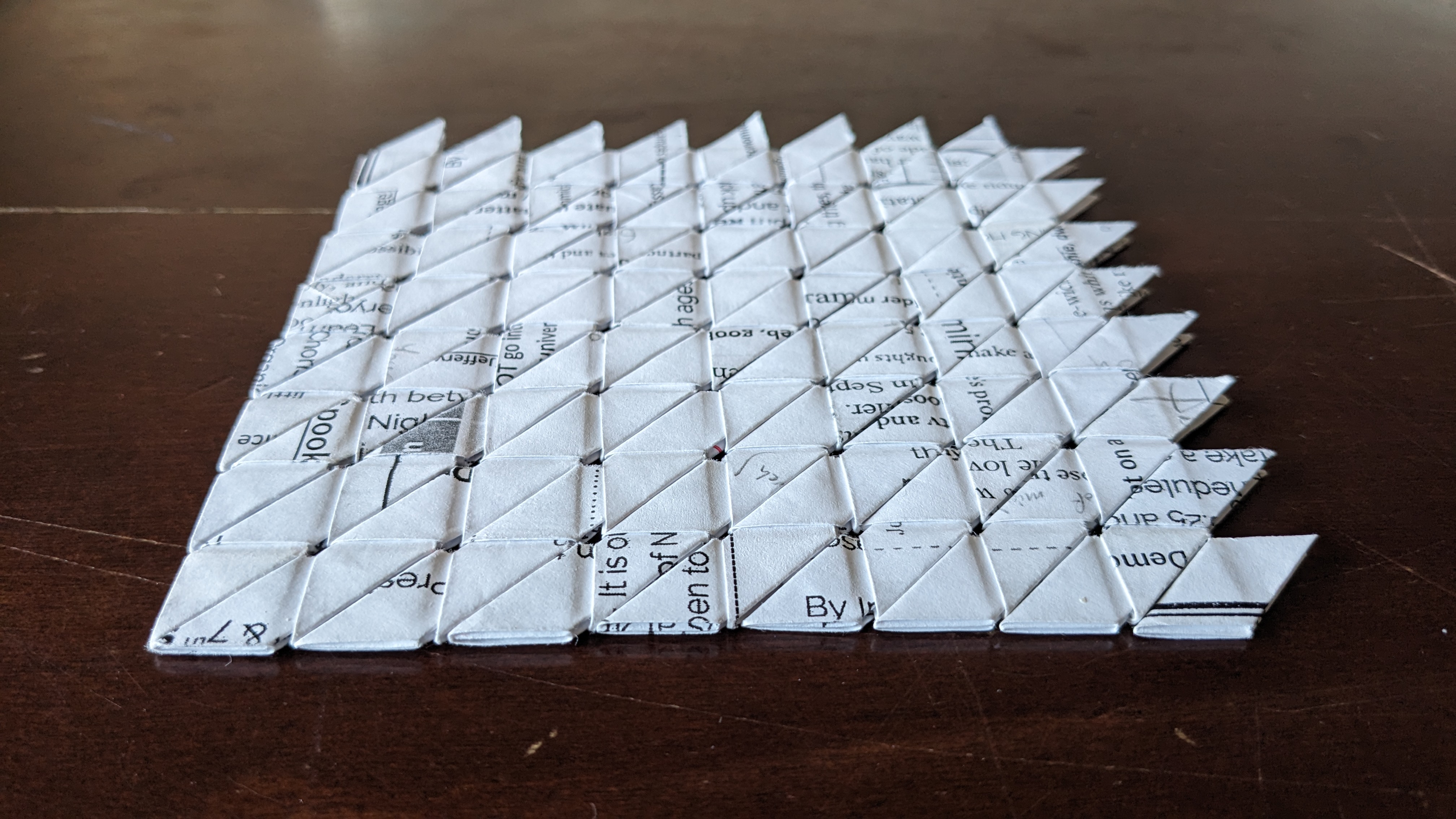 Origami Fork Module Mesh