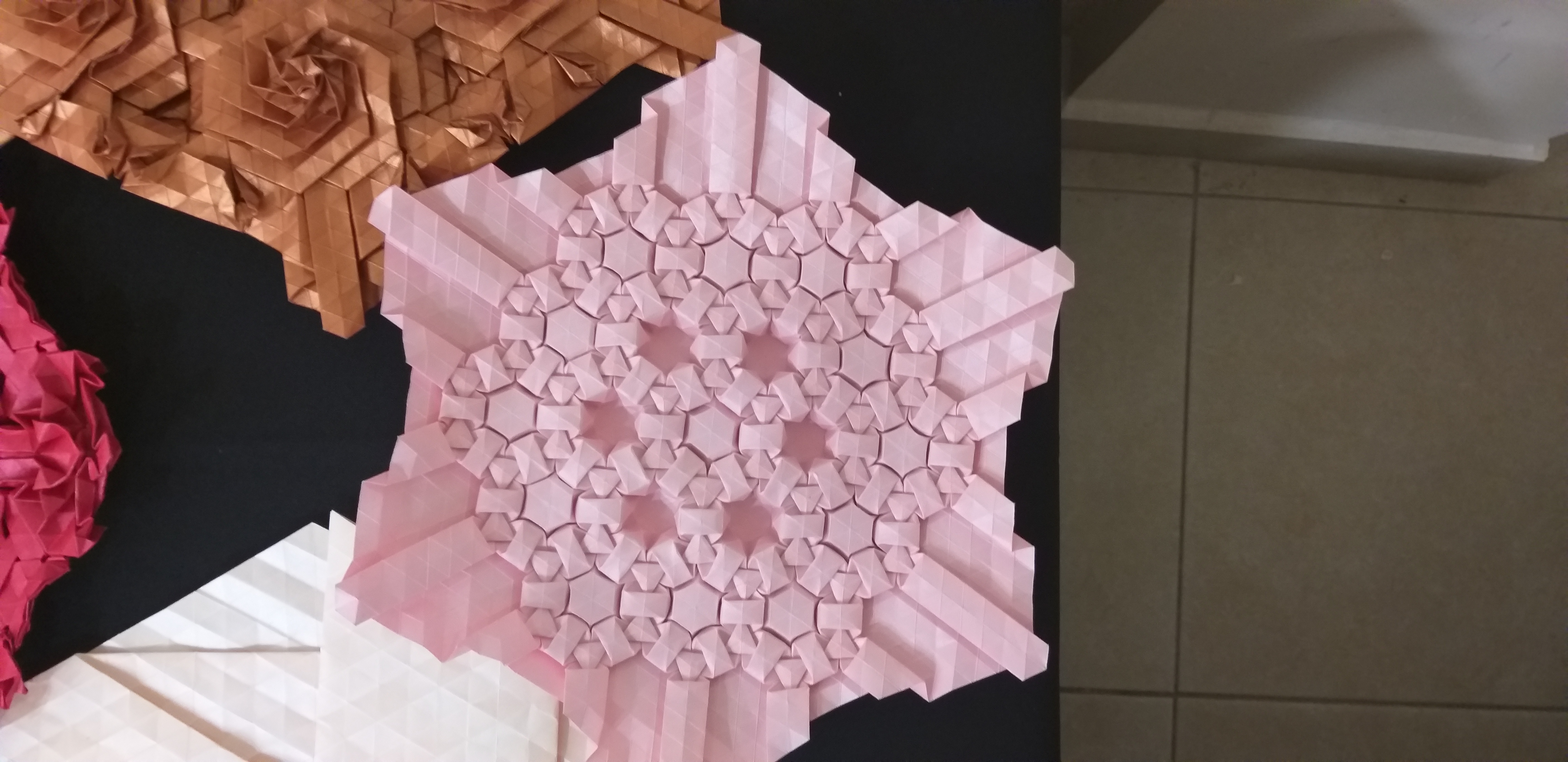 Pink Star Hex Tessellation