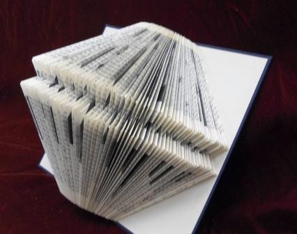 Folded Book Art Sculpture