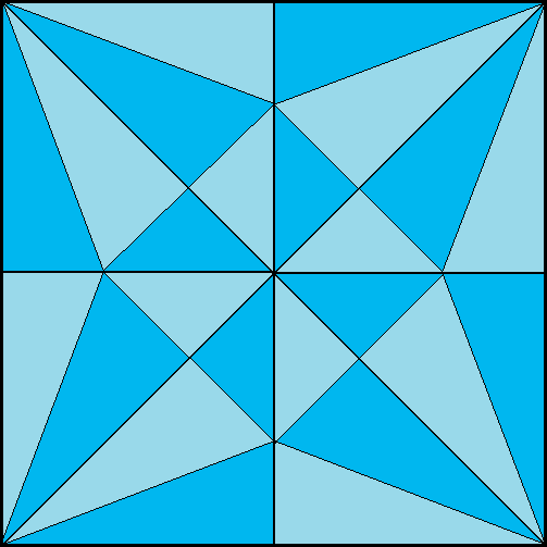 Robert Lang's First Rule Crease Pattern Illustration