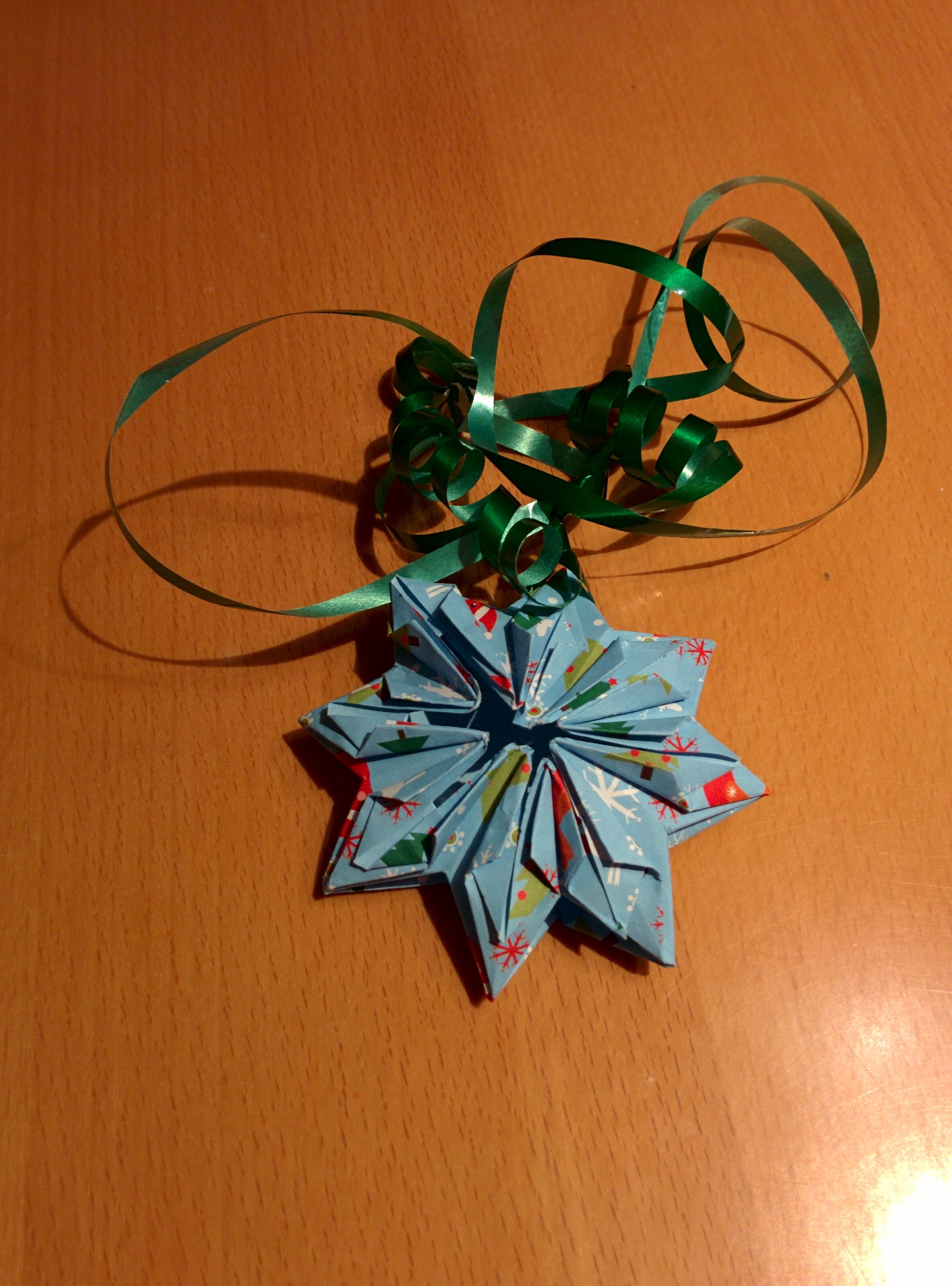 Modular 8-Pointed Star Ornament