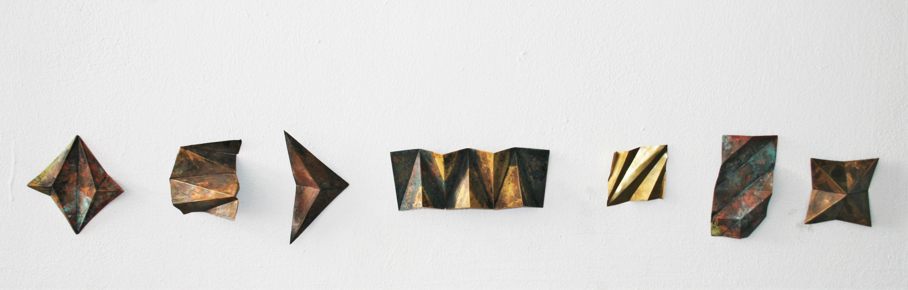 Origami-style Bronze Sculpture Series
