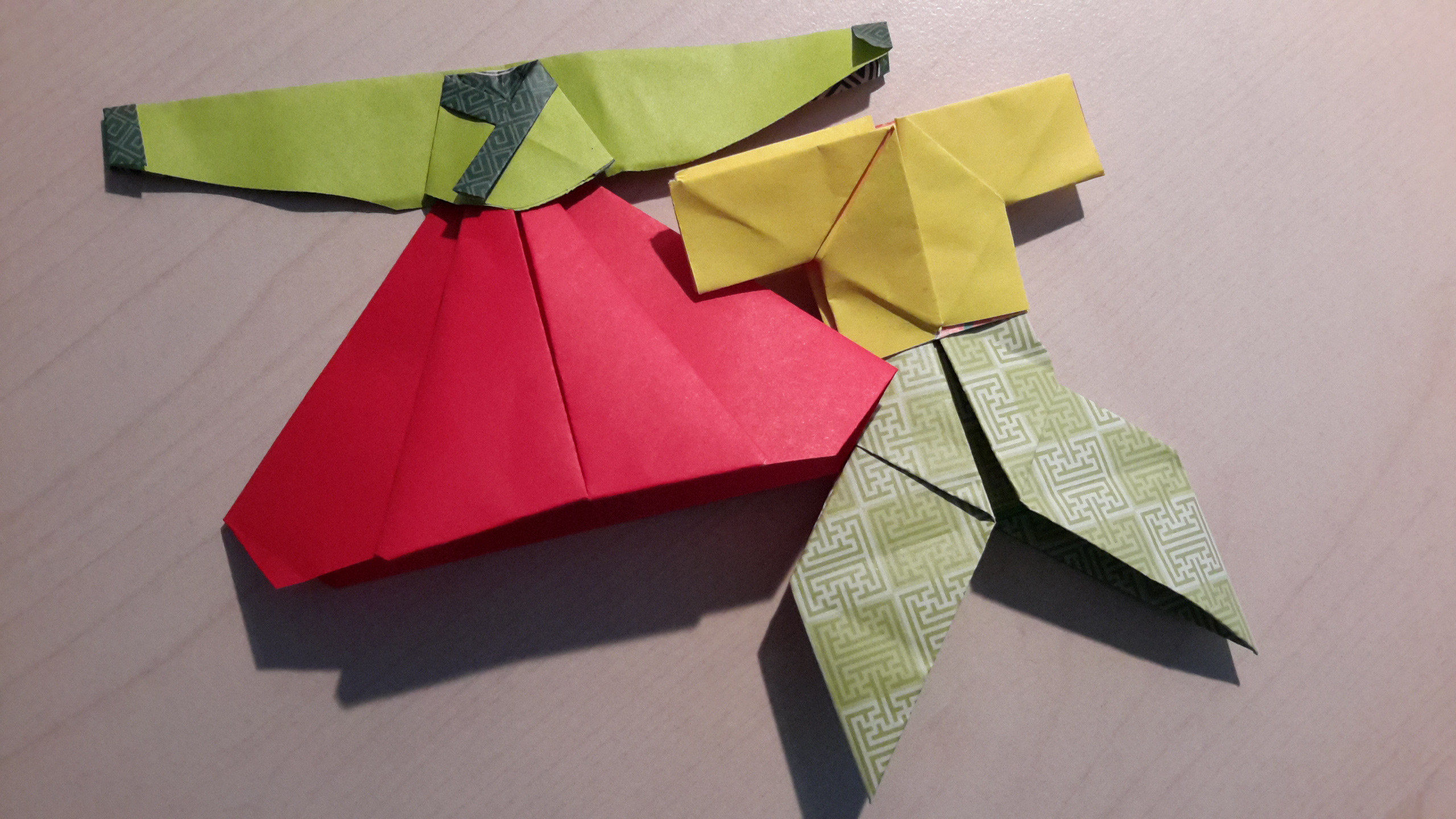 Origami Hanbok