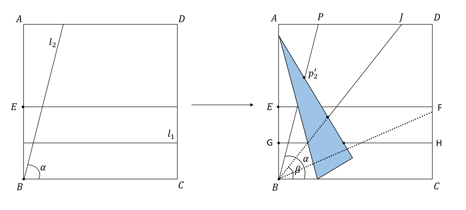 Origami Angle Trisection (Abe's Method)