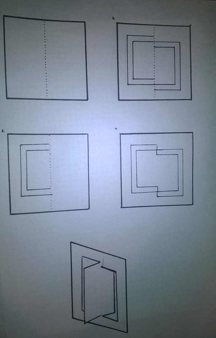 Cut and Turn Kirigami Pop-Out