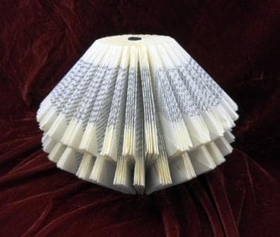 Tiered Book Folding Sculpture