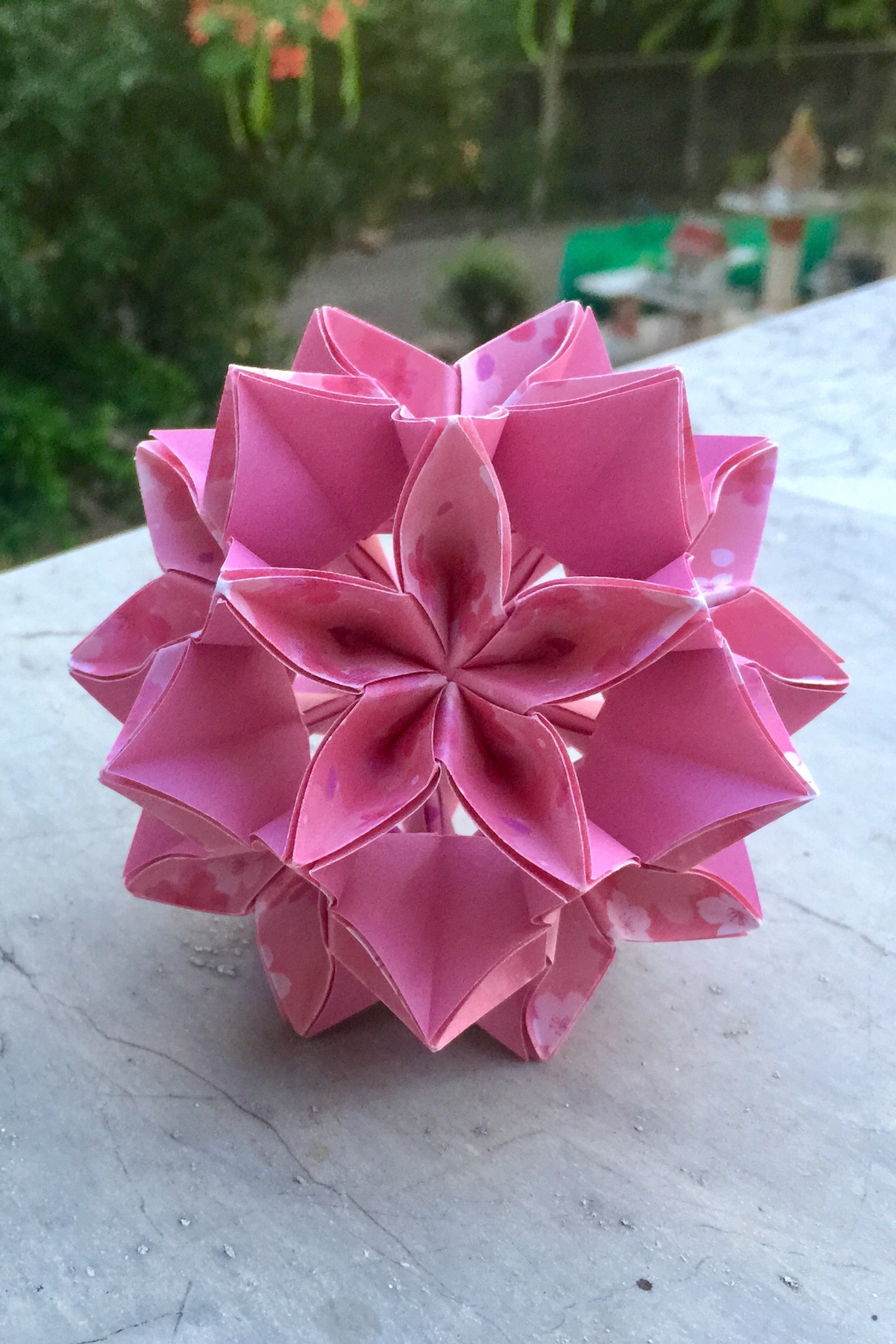 Tokyo Cherry Kusudama