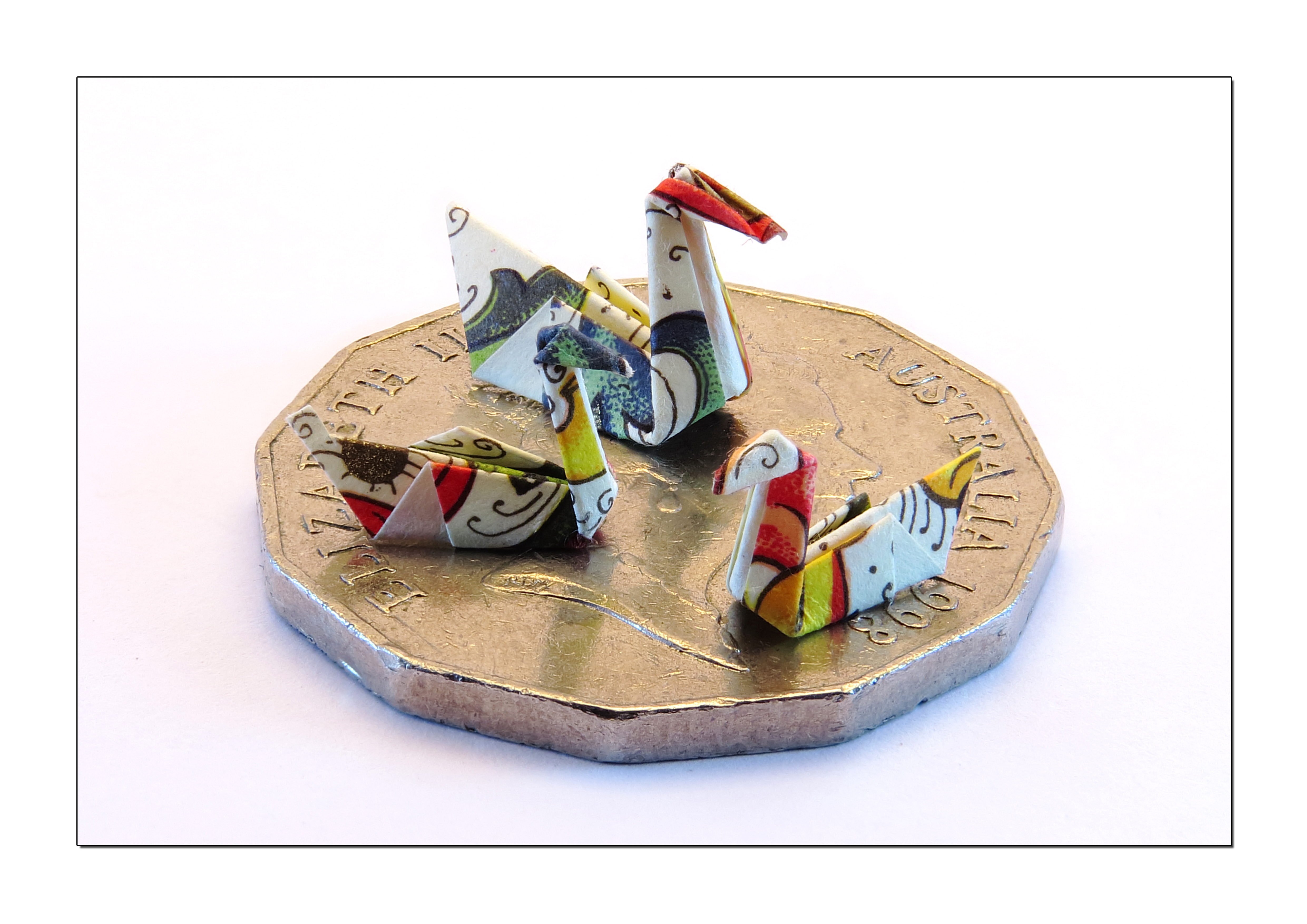 Miniature Traditional Origami Ducks