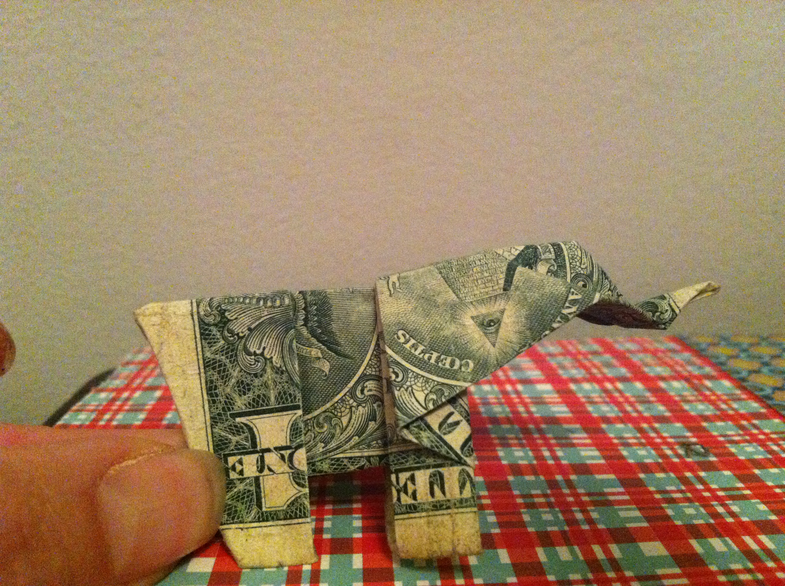 Dollar Bill Elephant