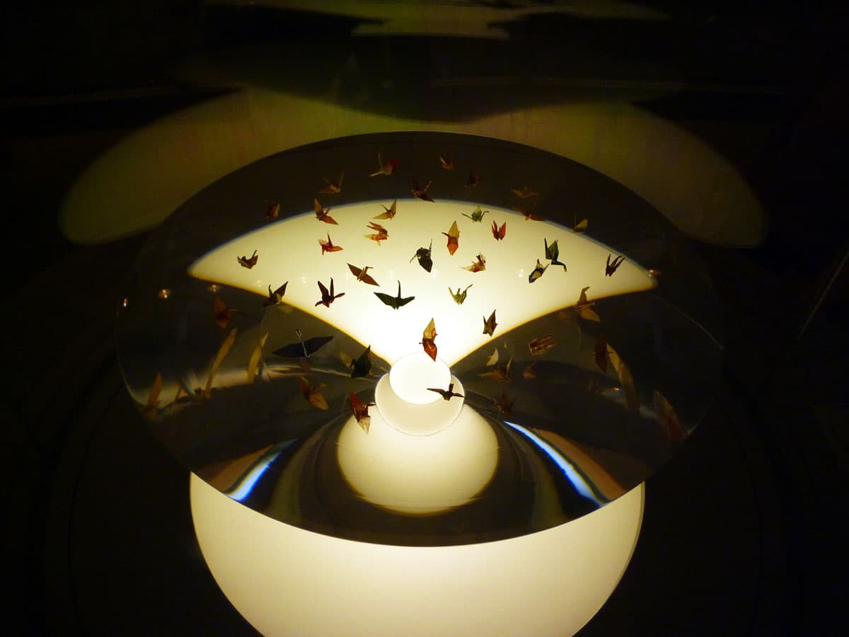 Traditional Paper Crane Display