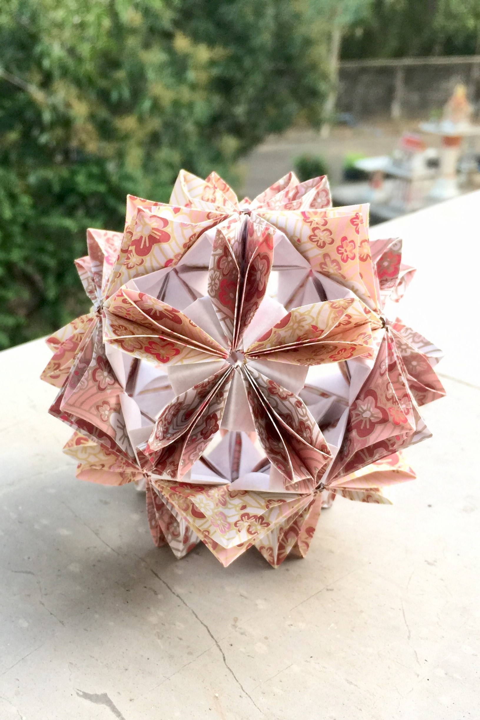 Osaka Cherry Kusudama