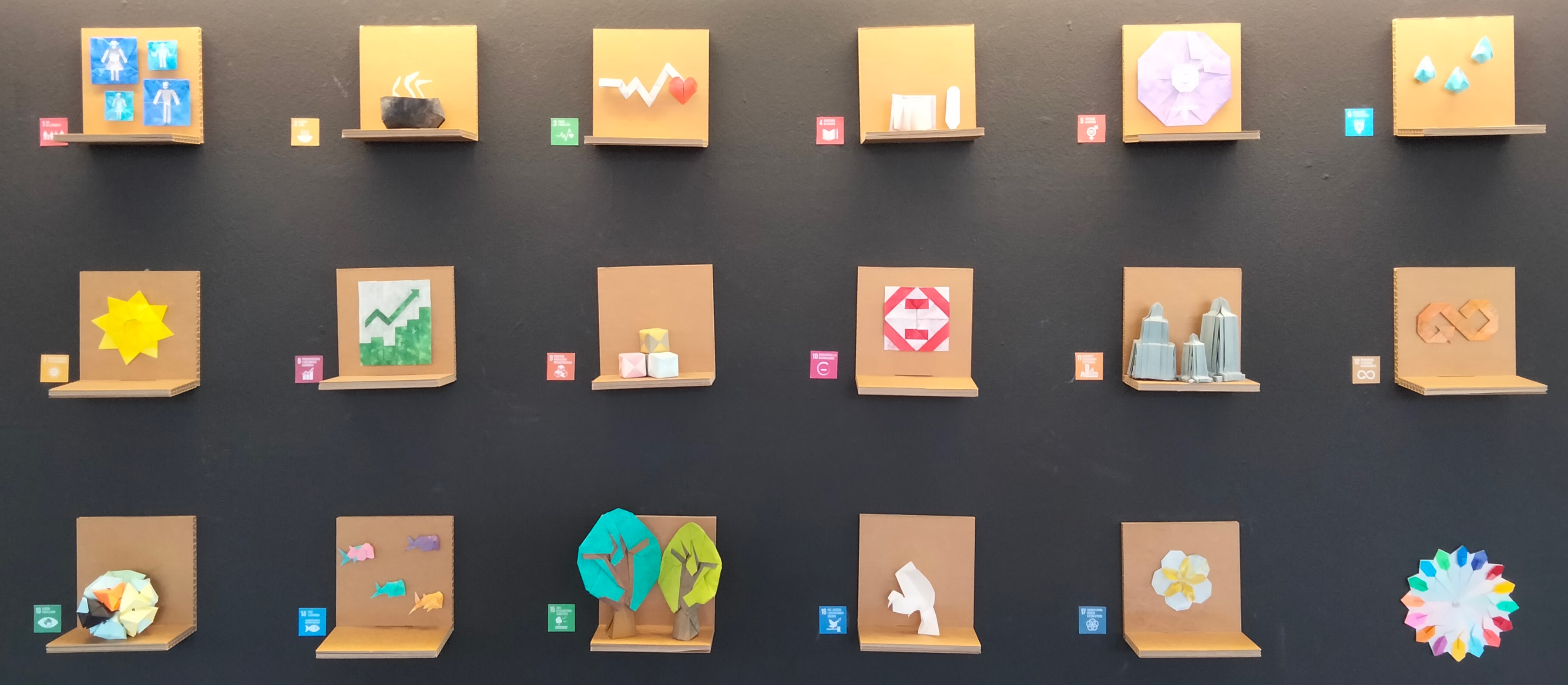 UN Sustainable Development Goals Origami Exhibition
