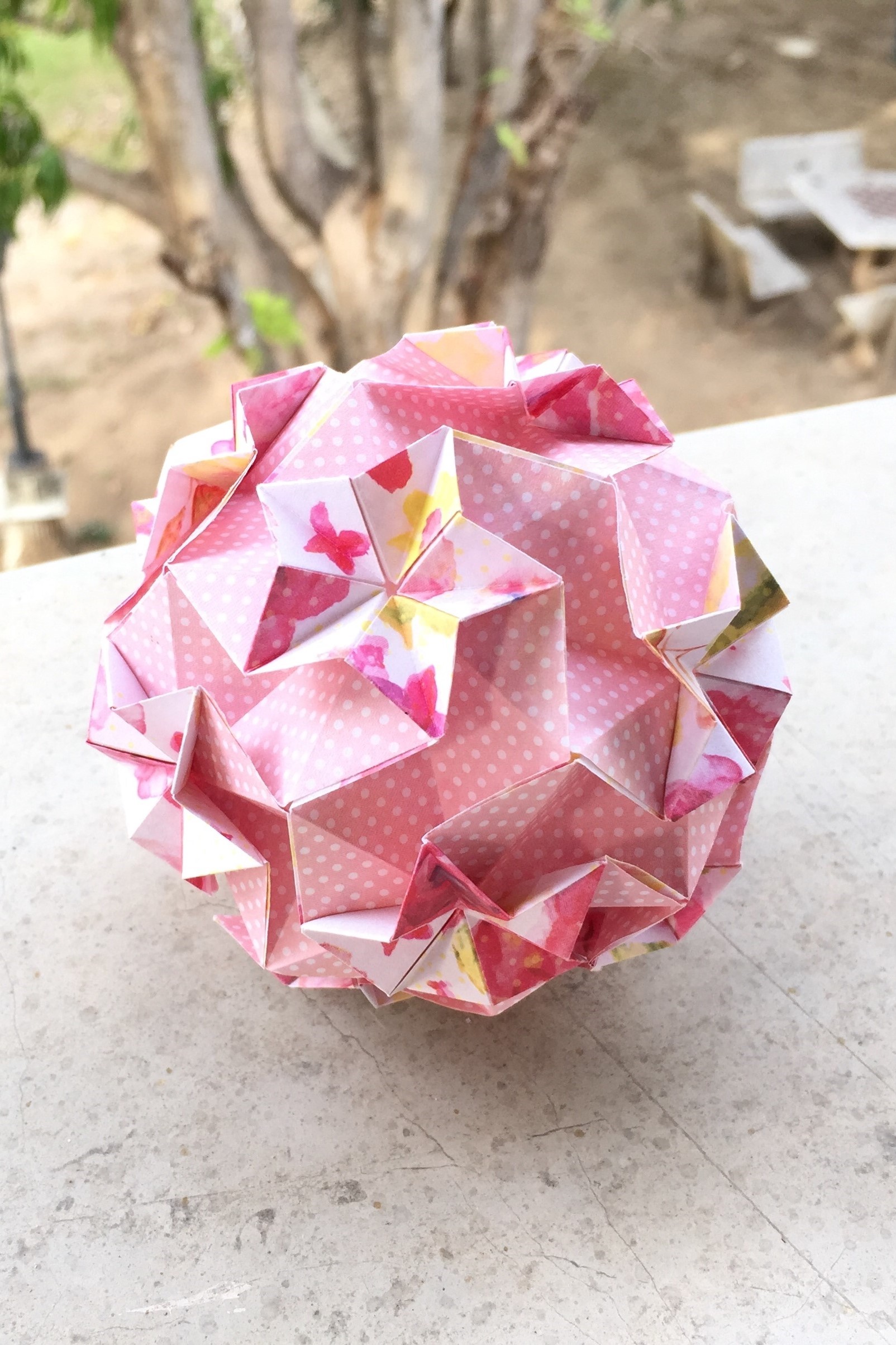 Regenbogen Kusudama