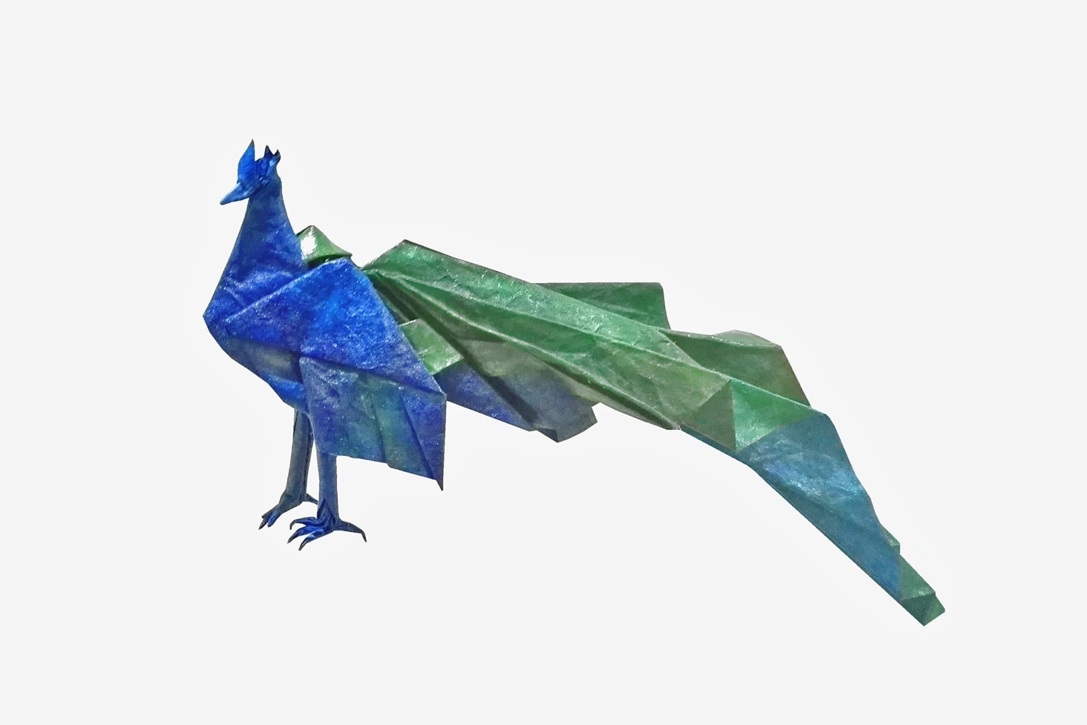 Origami Peacock