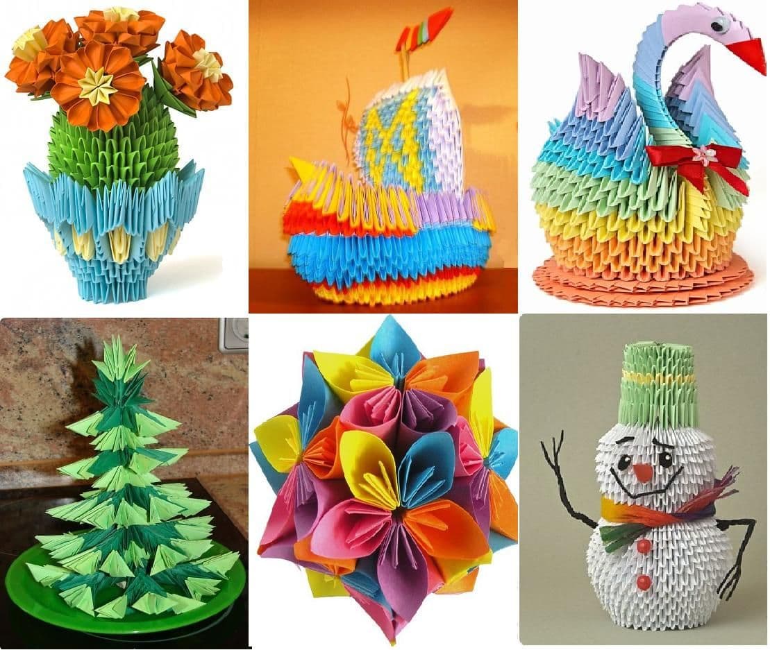 Assorted 3D Modular Origami