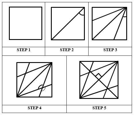 Origami Dolphin Crease Pattern
