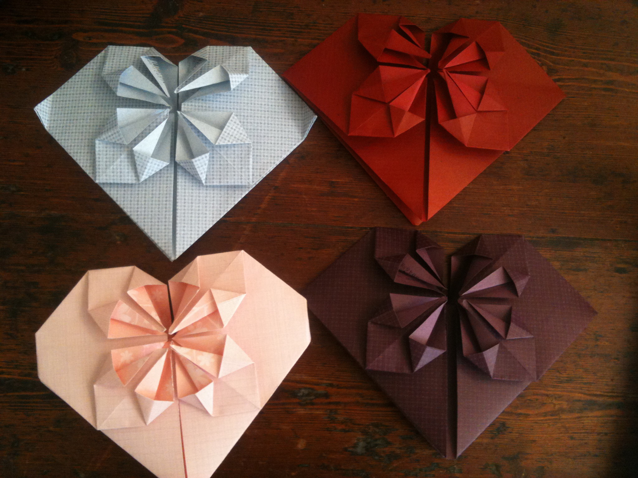Origami Heart with Bow