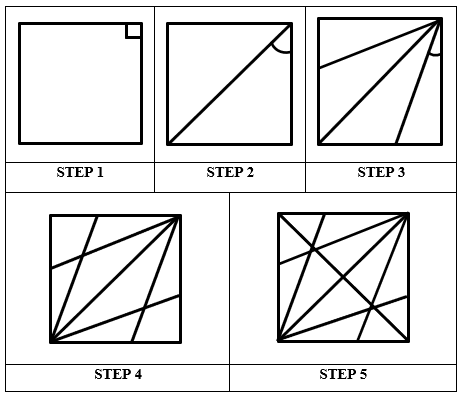 Origami Dolphin Crease Pattern