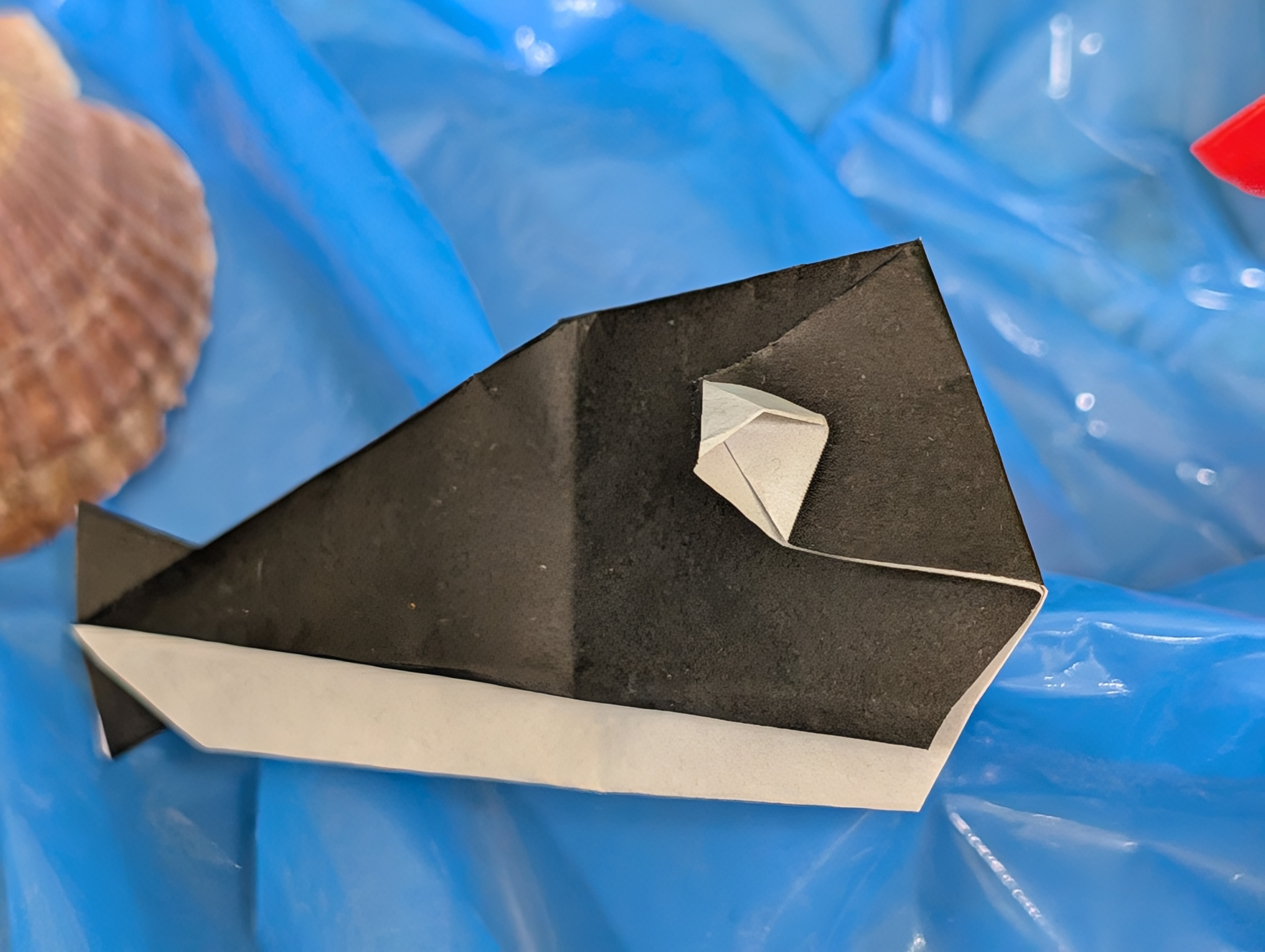 Traditional Origami Whale