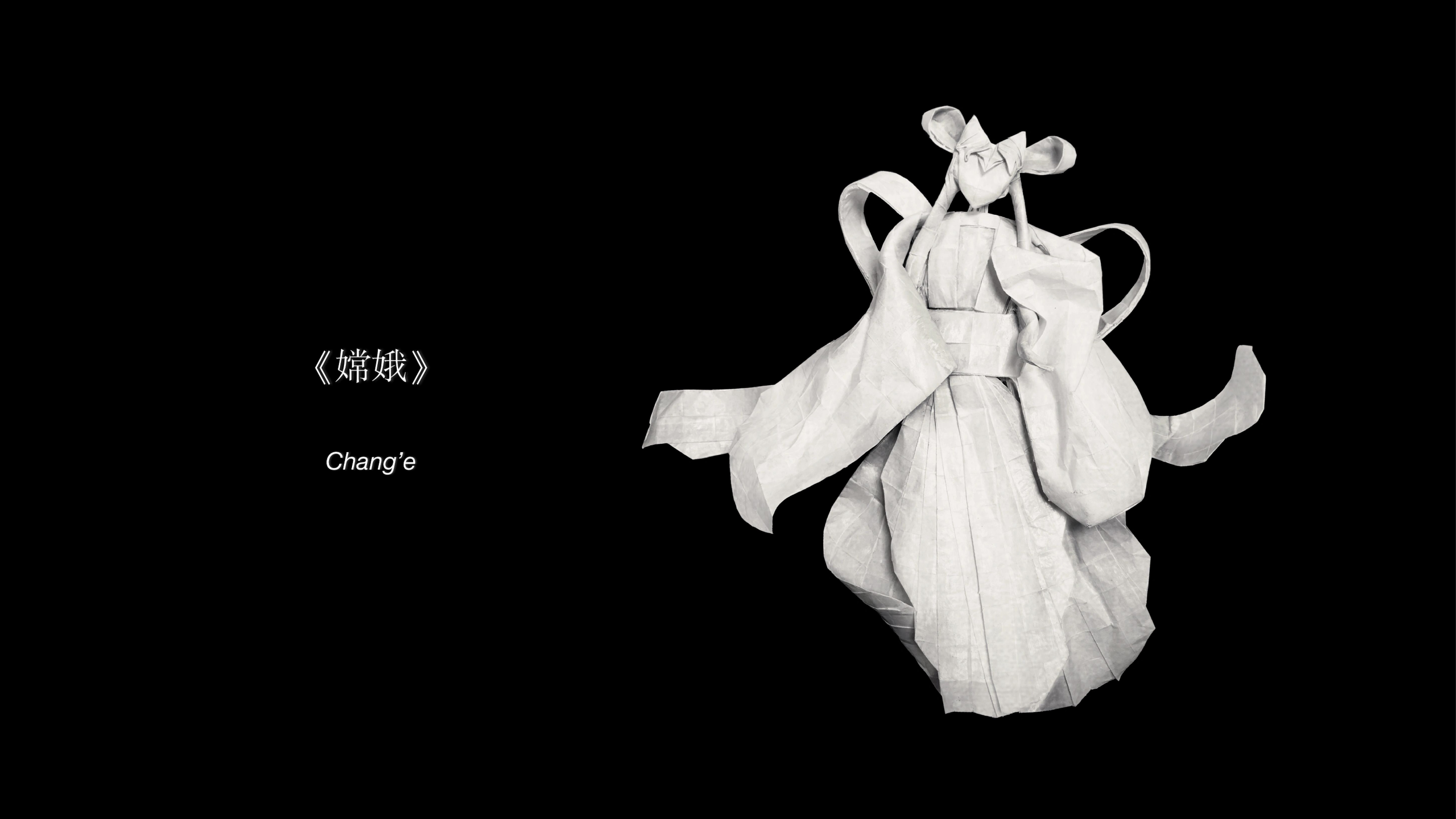 Origami Chang'e Goddess