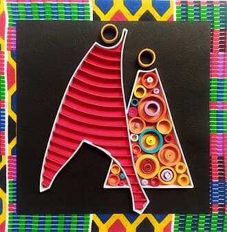 Lagos Girls Quilling Art