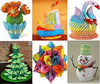 Assorted 3D Modular Origami