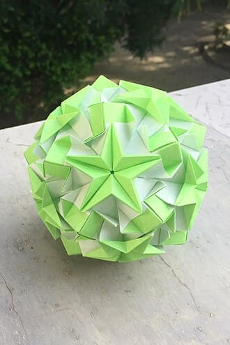 Lime Kusudama Ball