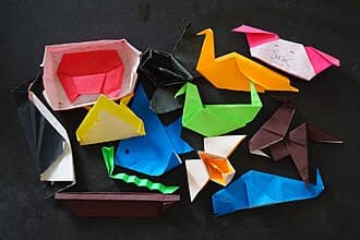 Collection of Basic Origami Animals and Objects