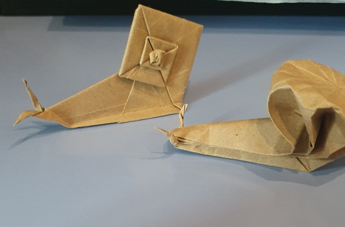 Origami Snails (Two Designs)