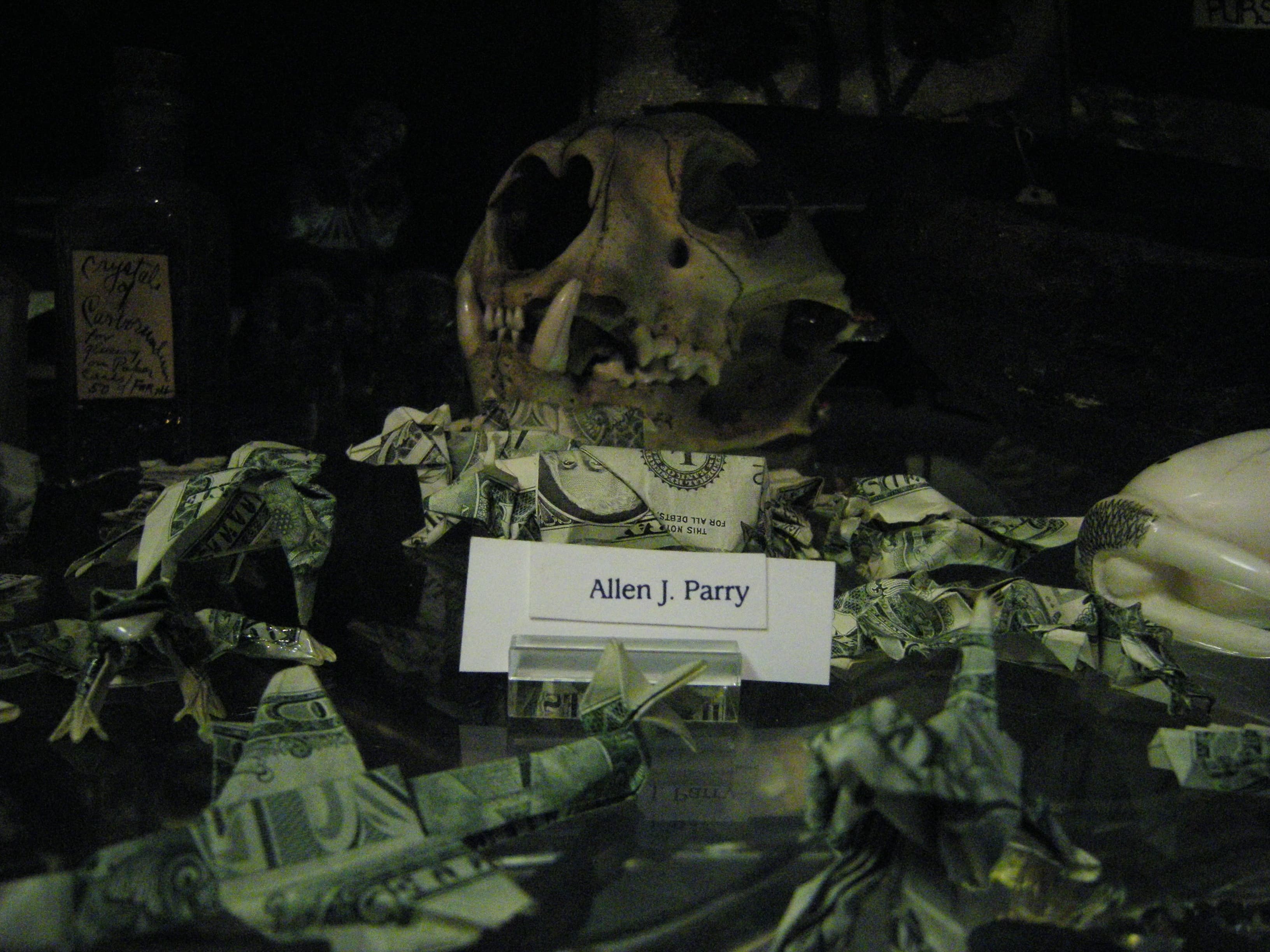 Allen J. Parry's Dollar Bill Jumping Frog