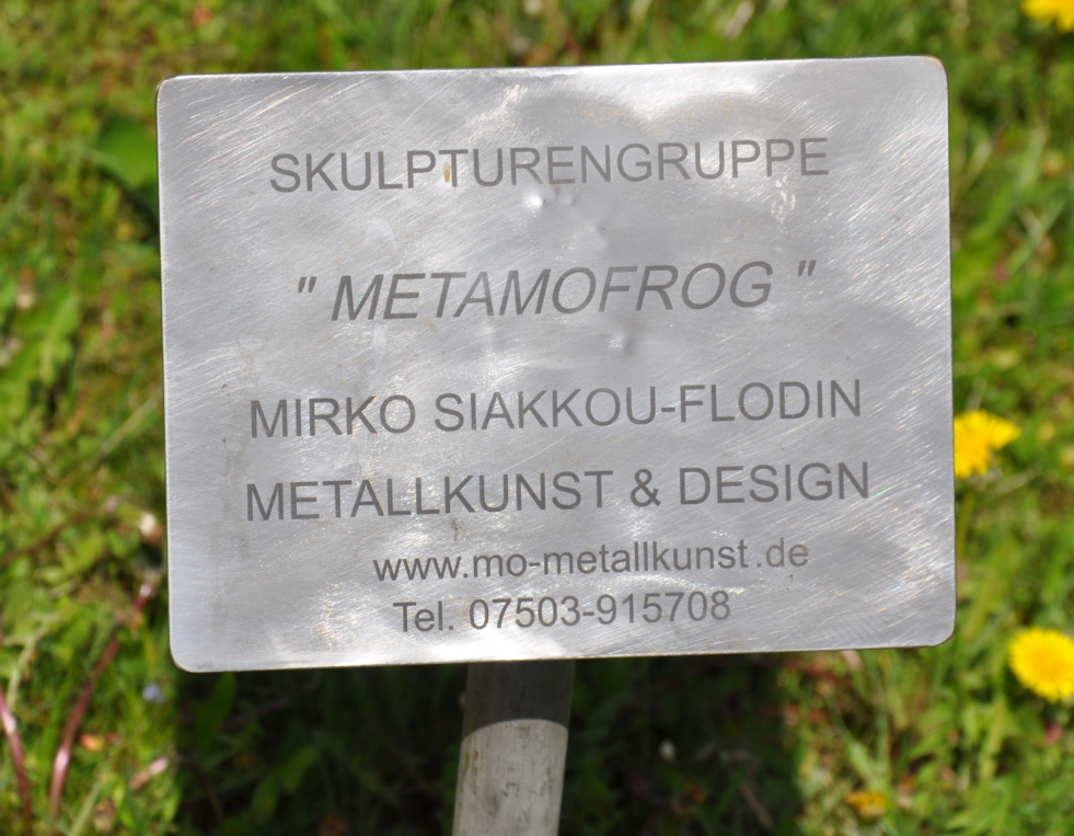 Metamofrog Sculpture Plaque